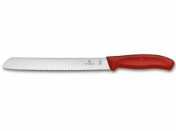 Victorinox Brotmesser Swiss Classic Rot/Silber