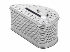 LotusGrill Kohlebehälter Edelstahl XXL Set (2 Hälften)