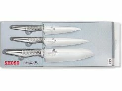 Kai Messer-Set Shoso 3 tlg. Silber