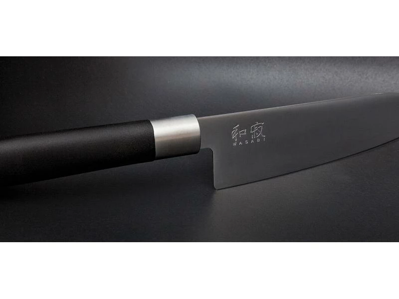 Kai Santokumesser Wasabi Santoku Schwarz 3 Kai Santokumesser Wasabi Santoku Schwarz – Bild 3