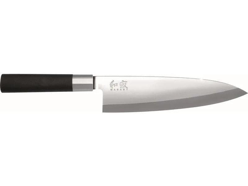 Kai Filetiermesser Wasabi Deba 21 cm, Schwarz 1 Kai Filetiermesser Wasabi Deba 21 cm, Schwarz
