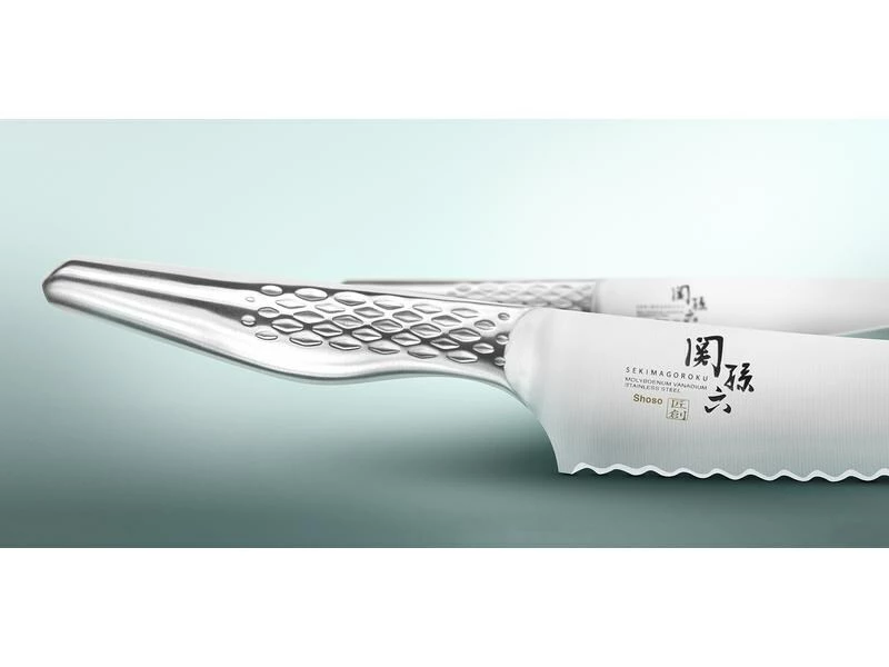 Kai Brotmesser Seki Magoroku Shoso Silber 2 Kai Brotmesser Seki Magoroku Shoso Silber – Bild 2