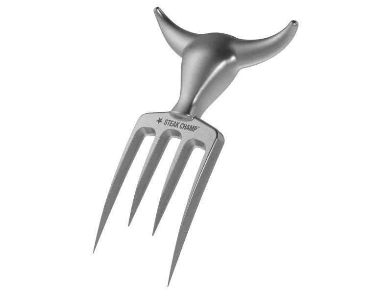 Steak Champ Fleischgabel Bull Fork Silber 1 Steak Champ Fleischgabel Bull Fork Silber