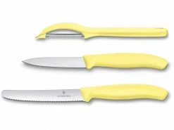 Victorinox Gemüsemesser Trend Colors 3-teilig, Hellgelb