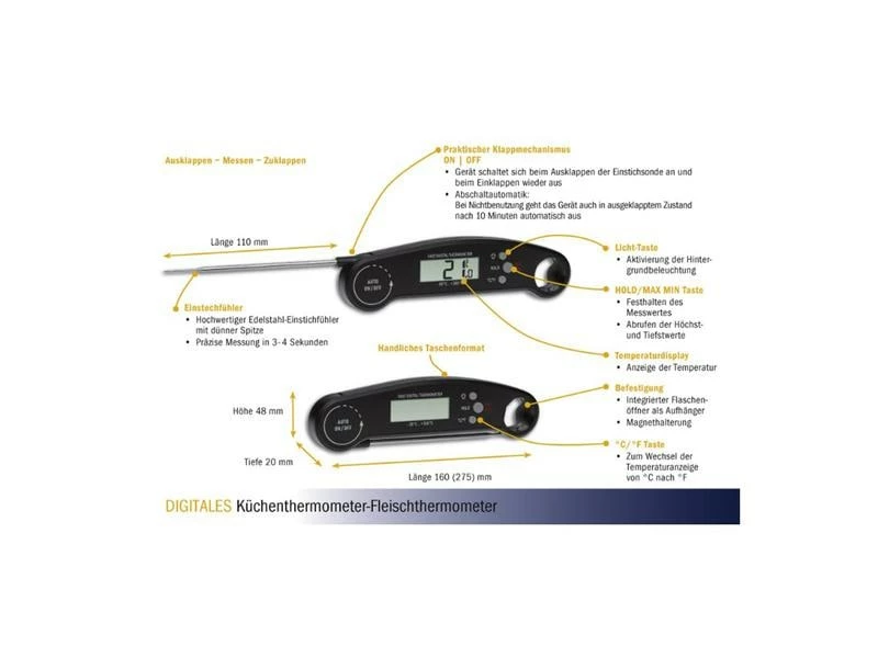 TFA Dostmann Einstichthermometer Digital 3 TFA Dostmann Einstichthermometer Digital – Bild 3
