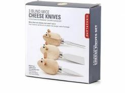 Kikkerland Käsemesser Mäuse Hellbraun -Grill Verkaufsgeschäft 208619929 xxl