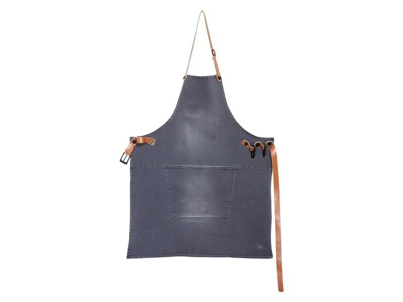 Dutchdeluxes Grillschürze BBQ Denim Grau 1 Dutchdeluxes Grillschürze BBQ Denim Grau