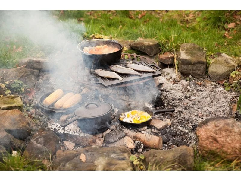 Esschert Design Grillpfanne-/Topf-Set Dutch, 7-teilig 2 Esschert Design Grillpfanne-/Topf-Set Dutch, 7-teilig – Bild 2