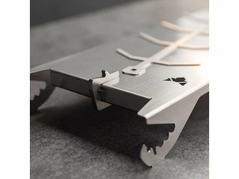 Fennek Grill Flammlachshalter, Edelstahl 5 Fennek Grill Flammlachshalter, Edelstahl – Bild 5