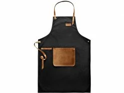 Eva Solo Kochschürze in Canvas & Leder Braun/Schwarz