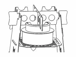 Fennek Grill Campingkocher Hobo Basic, Edelstahl -Grill Verkaufsgeschäft 230344381 xxl