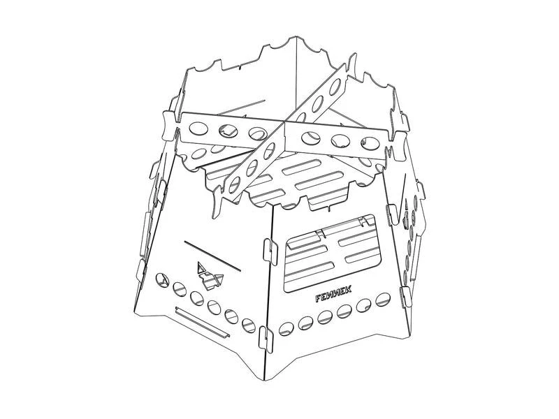 Fennek Grill Erweiterungsset Add-On Hobo Basic, Edelstahl 9 Fennek Grill Erweiterungsset Add-On Hobo Basic, Edelstahl – Bild 9