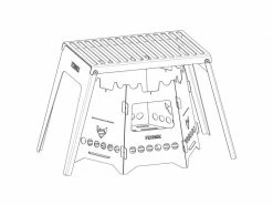 Fennek Grill Klapprost zu Hobo Premium, Edelstahl -Grill Verkaufsgeschäft 230567020 xxl