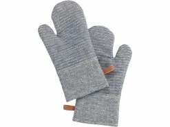 Wenko Küchenhandschuh Ada Stripes Grau, 2 Stück