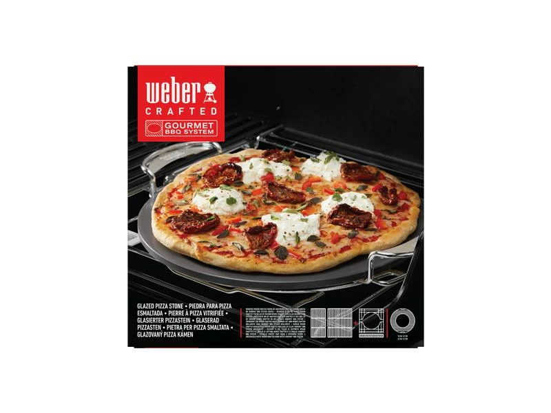 Weber Pizzastein mit Gestell, rund 6 Weber Pizzastein mit Gestell, rund – Bild 6