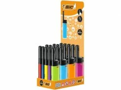 BIC Hybrid-Feuerzeug J38 Wand, Assortiert, 20er-Pack