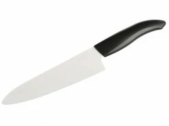 Kyocera Kochmesser FK-180WH 18 cm, Silber/Schwarz