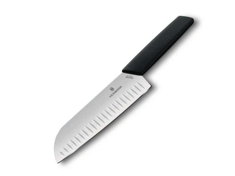 Victorinox Santokumesser Swiss Modern Schwarz 5 Victorinox Santokumesser Swiss Modern Schwarz – Bild 5
