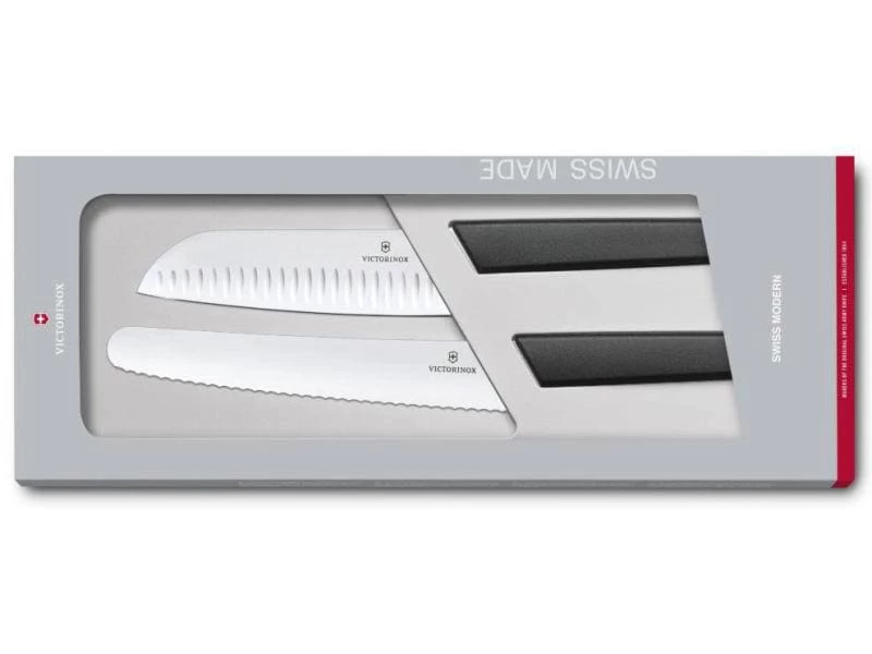 Victorinox Küchenmesser Swiss Modern Schwarz 2 Victorinox Küchenmesser Swiss Modern Schwarz – Bild 2
