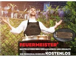 Feuermeister Grillschürze Antikleder, Braun, Grösse 1 -Grill Verkaufsgeschäft 54022801 xxl 2