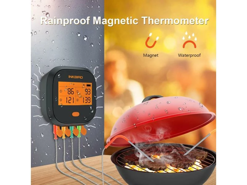 Inkbird Fleischthermometer IBBQ-4T WiFi 2 Inkbird Fleischthermometer IBBQ-4T WiFi – Bild 2