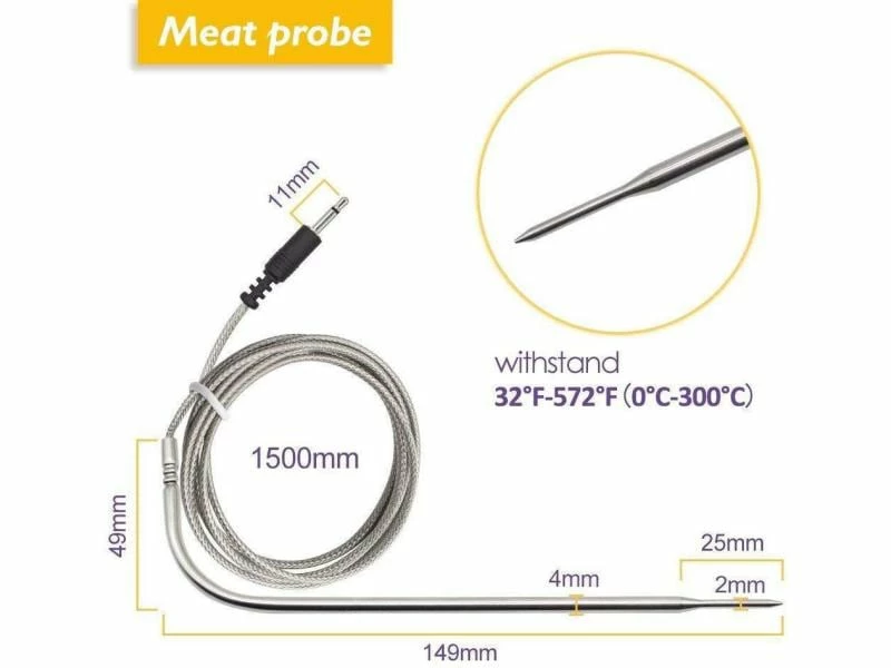 Inkbird Temperatursonde zu IBT-4XS 2 Inkbird Temperatursonde zu IBT-4XS – Bild 2