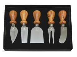 Heidi Cheese Line Käsemesser Set 5-teilig, Silber -Grill Verkaufsgeschäft 56813597 xxl