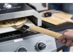 La Hacienda Pizzaschaufel Edelstahl mit Holzgriff, schmal Silber -Grill Verkaufsgeschäft 57342693 xxl