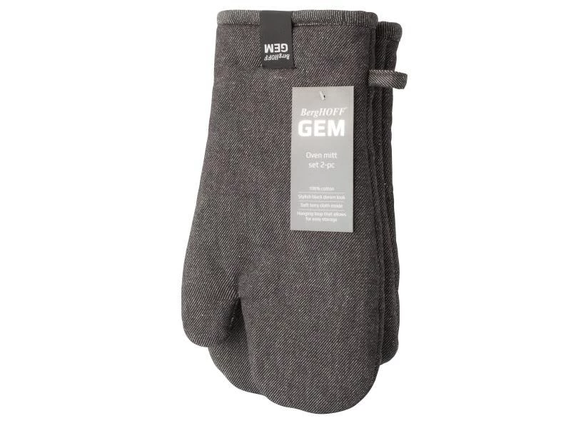 BergHOFF Küchenhandschuh Gem Line Schwarz, 2 Stück 5 BergHOFF Küchenhandschuh Gem Line Schwarz, 2 Stück – Bild 5
