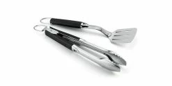 Weber Grillbesteck-Set Kompakt 2-teilig, Silber