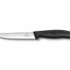 Victorinox Steakmesser Swisss Classic Gourmet Mittel, 1 Stück, Schwarz