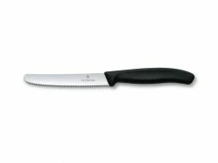 Victorinox Tafelmesser Swiss Classic 6 Stück, Schwarz