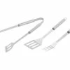Tepro Grillbesteck-Set Edelstahl 3-teilig, Silber
